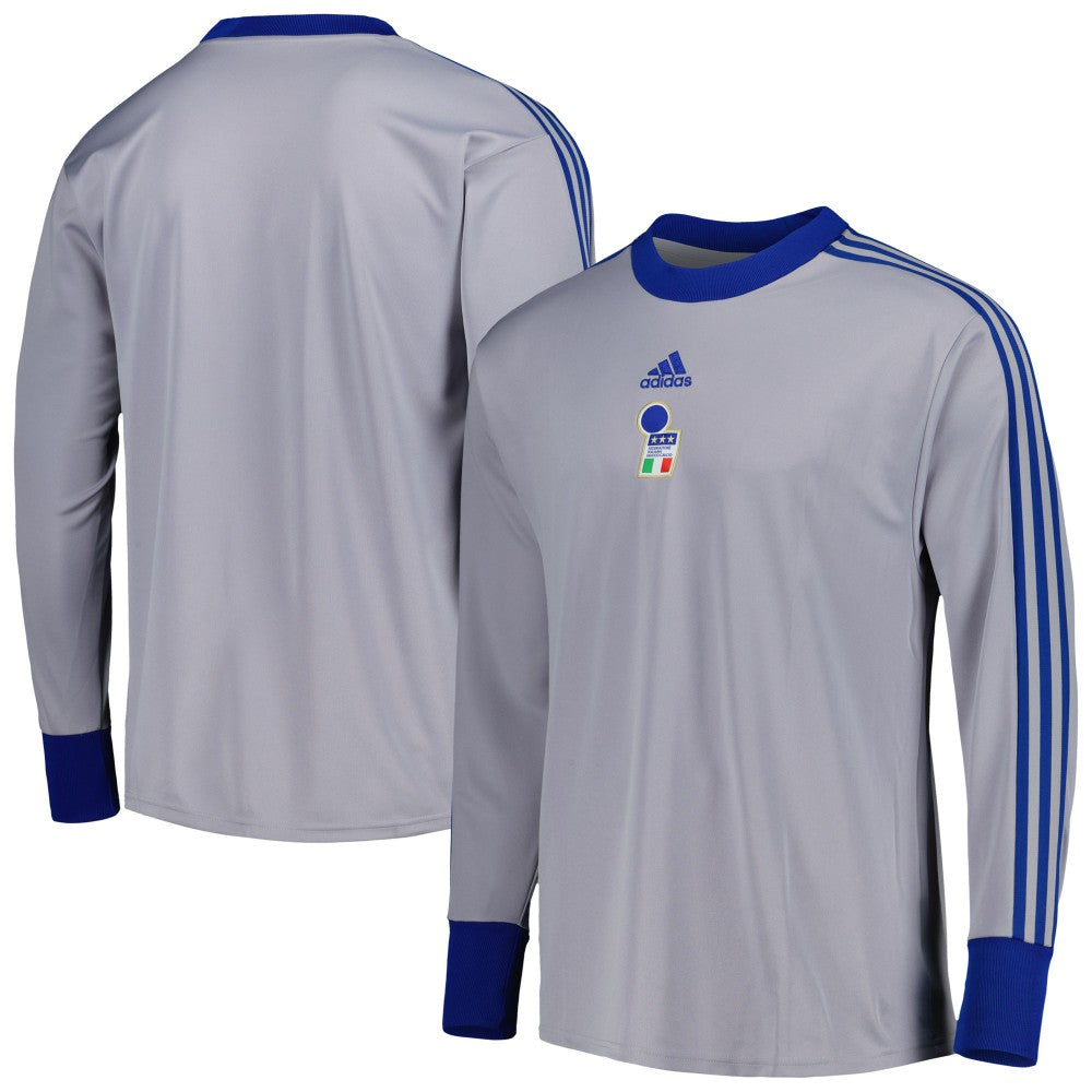 Italy National Team Football Icon Goalkeeper Jersey Gray - Adidas