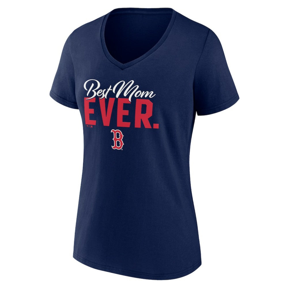 Boston Red Sox Fanatics Women's Mother's Day V-Neck T-Shirt | MLB New