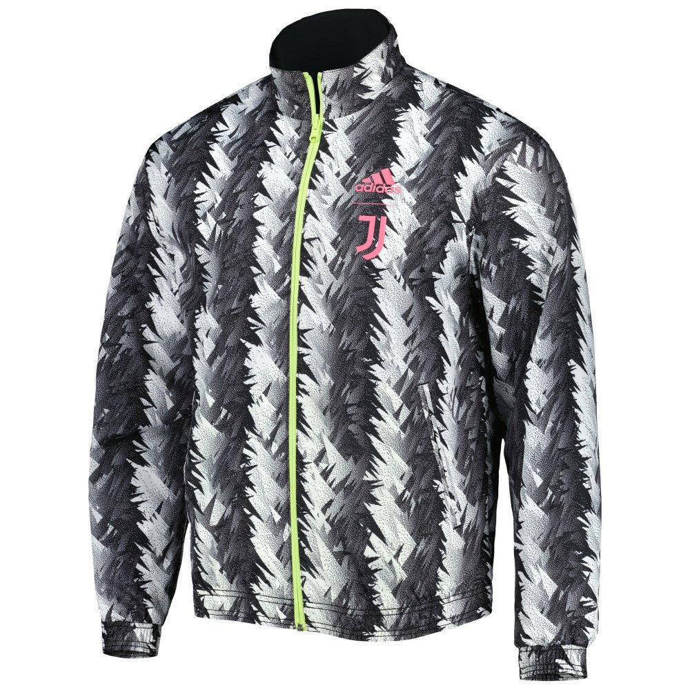 Juventus 2022/23 On-Field Team Logo Anthem Reversible Full-Zip Jacket Black - Adidas