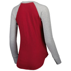 Washington Commanders  Touch Women's Waffle Raglan Lightweight Long Sleeve T-Shirt