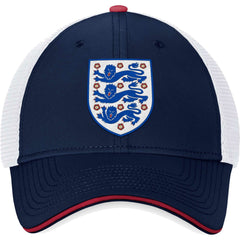 England National Team Trucker Snapback Hat Navy/White - Fanatics