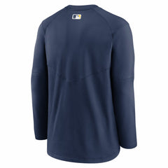 Milwaukee Brewers Nike Authentic Collection Logo Performance Long Sleeve T-Shirt | MLB New