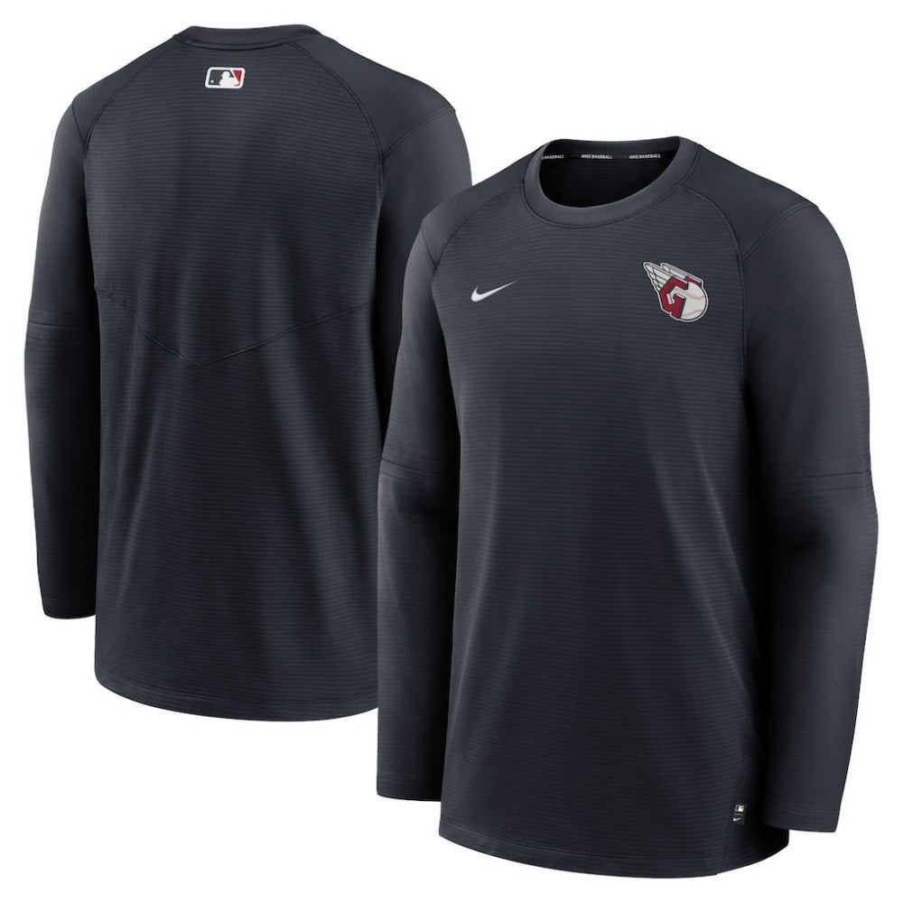 Cleveland Guardians Nike Authentic Collection Logo Performance Long Sleeve T-Shirt | MLB For sale