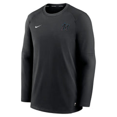 Miami Marlins Nike Authentic Collection Logo Performance Long Sleeve T-Shirt | MLB US