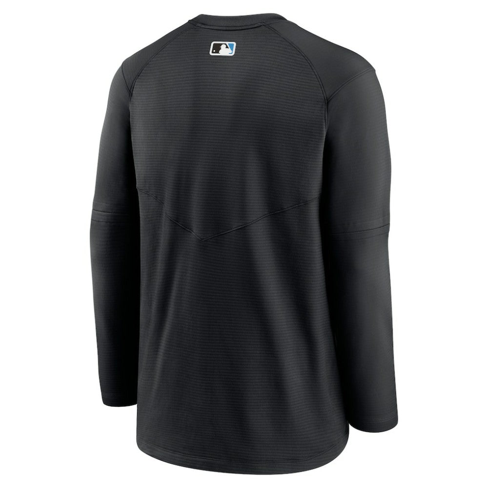 Miami Marlins Nike Authentic Collection Logo Performance Long Sleeve T-Shirt | MLB US