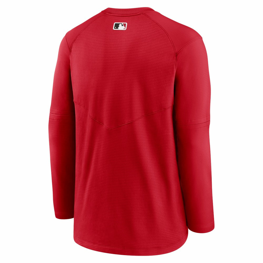 Cincinnati Reds Nike Authentic Collection Logo Performance Long Sleeve T-Shirt | MLB Discount