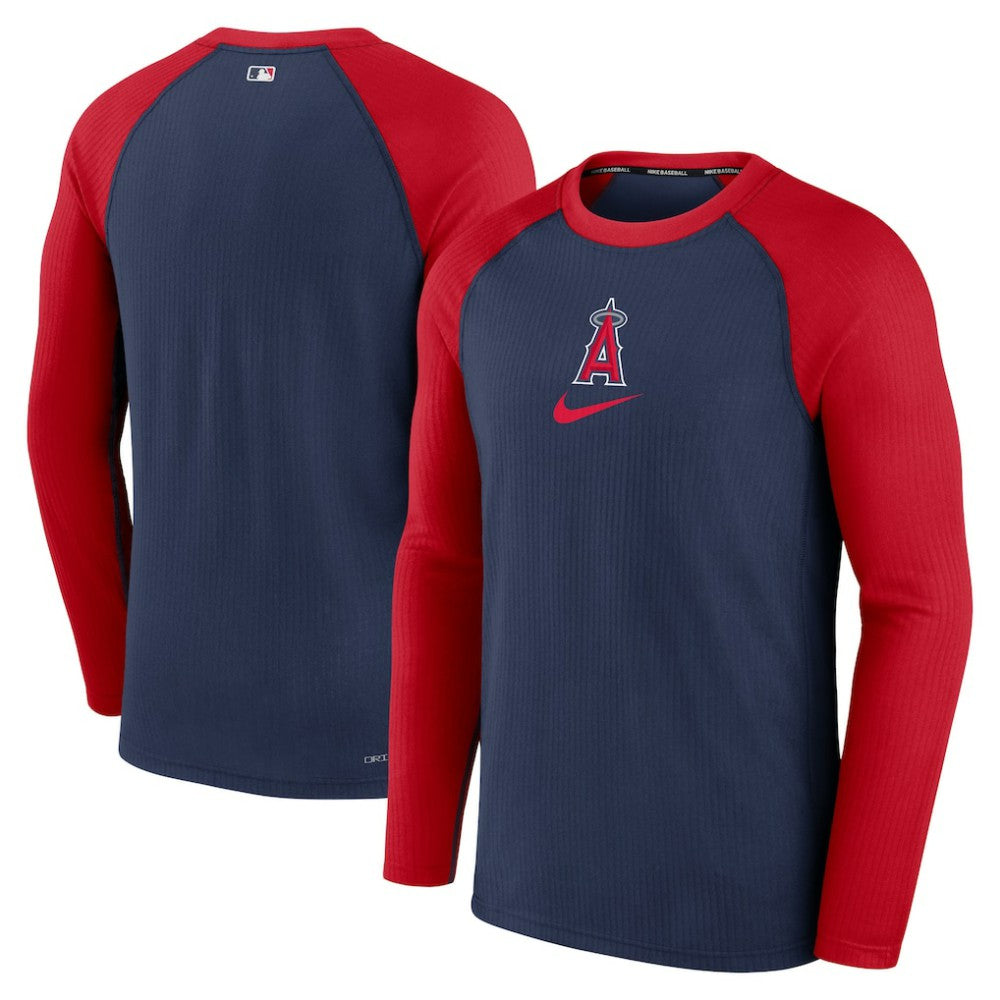 Los Angeles Angels Nike Authentic Collection Game Raglan Performance Long Sleeve T-Shirt | MLB On Sale