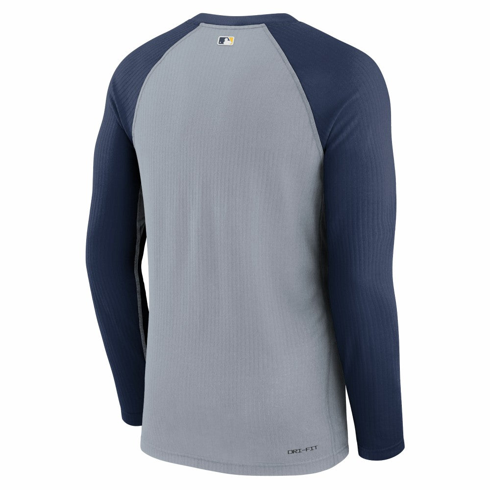 Milwaukee Brewers Nike Authentic Collection Game Raglan Performance Long Sleeve T-Shirt | MLB Sale