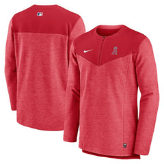 Los Angeles Angels Nike Authentic Collection Game Time Performance Half-Zip Top | MLB For sale