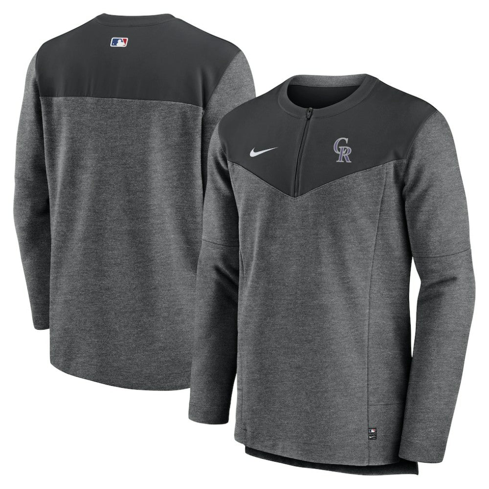 Colorado Rockies Nike Authentic Collection Game Time Performance Half-Zip Top | MLB On Sale