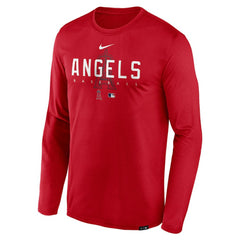 Los Angeles Angels Nike Authentic Collection Team Logo Legend Performance Long Sleeve T-Shirt | MLB Online