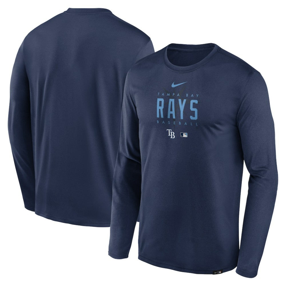 Tampa Bay Rays Nike Authentic Collection Team Logo Legend Performance Long Sleeve T-Shirt | MLB On Sale