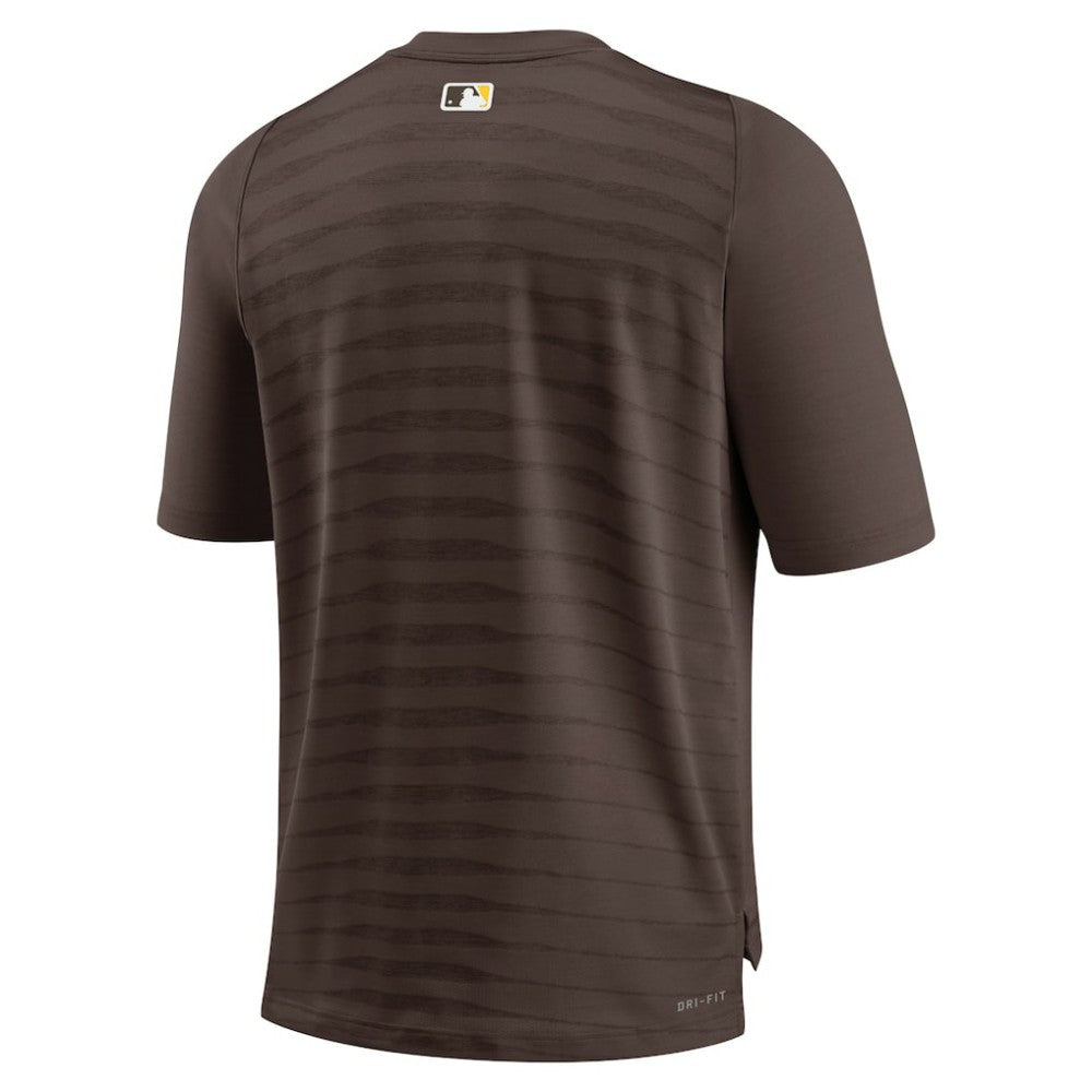 San Diego Padres Nike Authentic Collection Pregame Raglan Performance V-Neck T-Shirt | MLB New