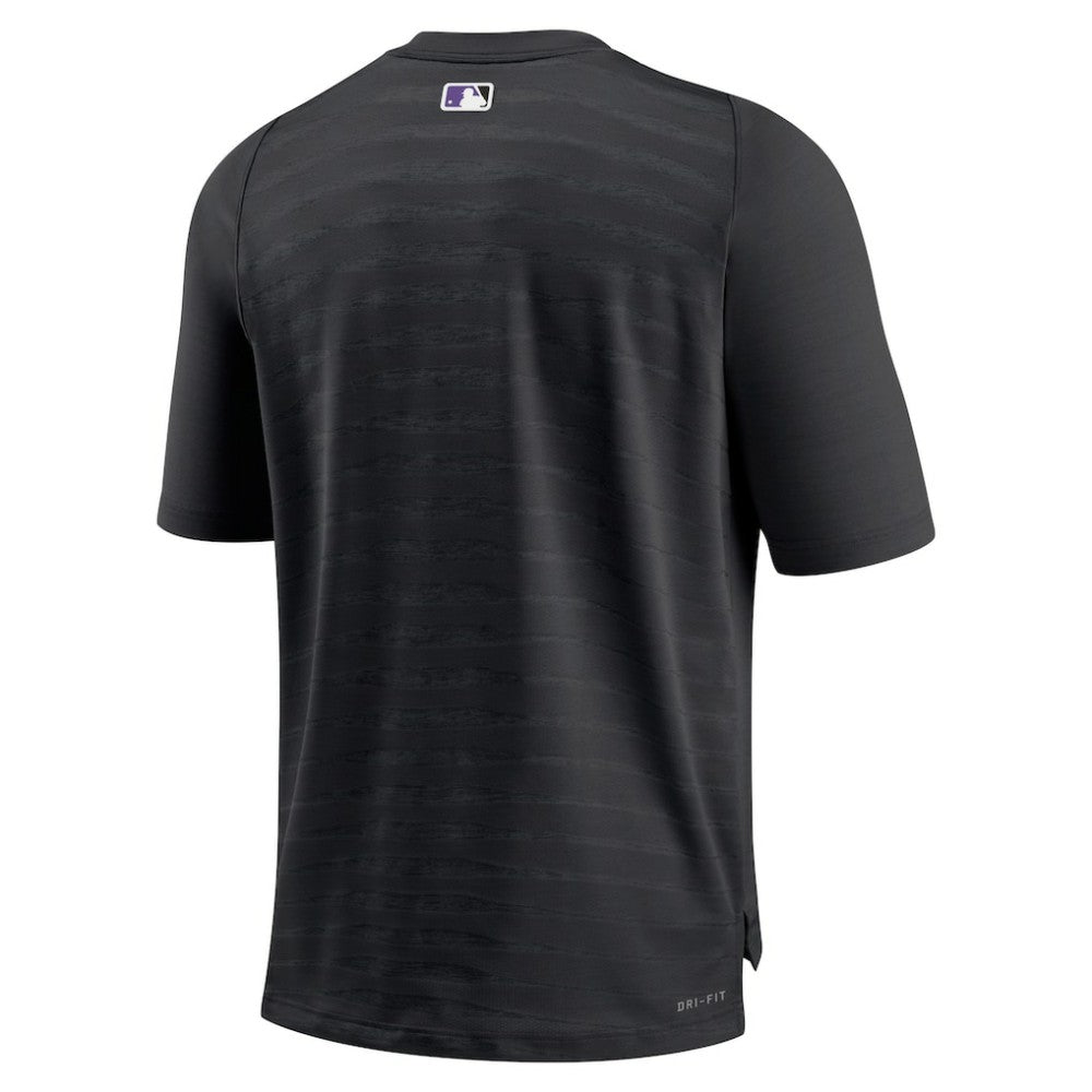Colorado Rockies Nike Authentic Collection Pregame Raglan Performance V-Neck T-Shirt | MLB Discount