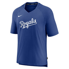 Kansas City Royals Nike Authentic Collection Pregame Raglan Performance V-Neck T-Shirt | MLB Sale