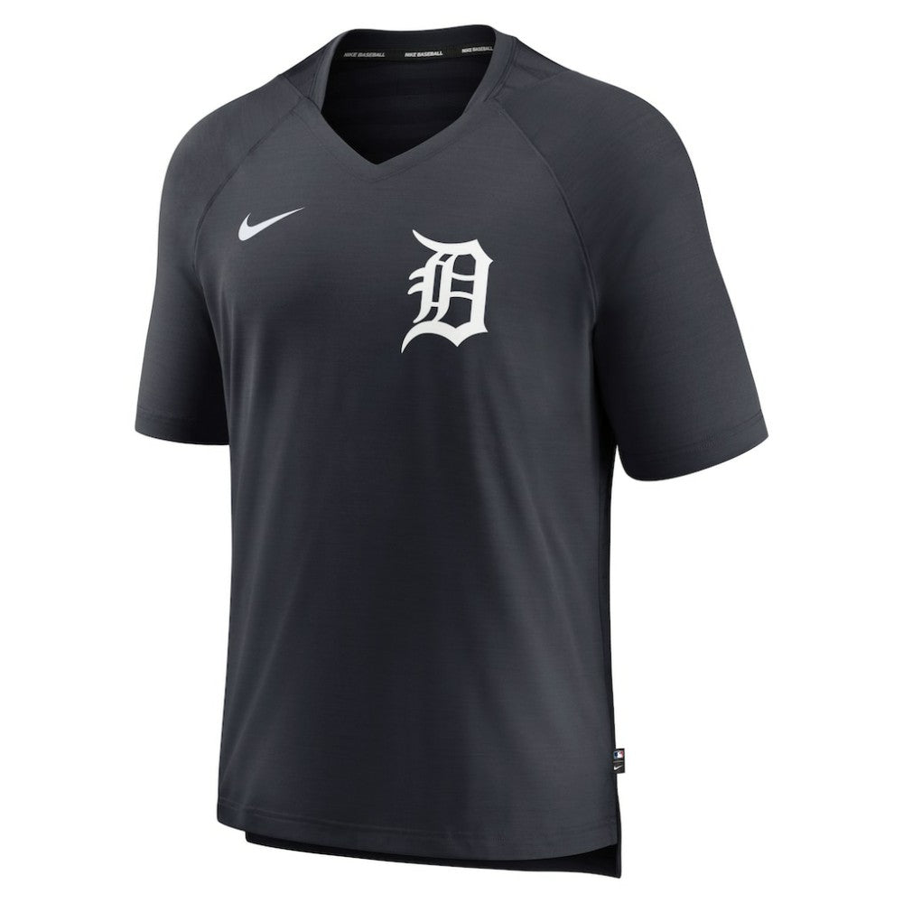 Detroit Tigers Nike Authentic Collection Pregame Raglan Performance V-Neck T-Shirt | MLB Outlet