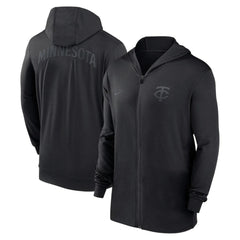 Minnesota Twins Nike Authentic Collection Travel Performance Lightweight Full-Zip Hoodie - | MLB Shop