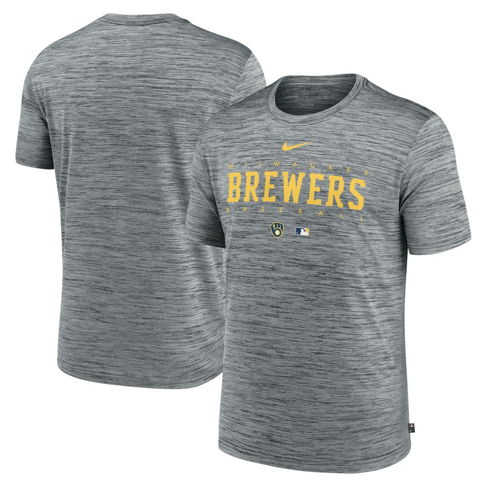 Milwaukee Brewers Nike Authentic Collection Velocity Performance Practice T-Shirt | MLB Sale