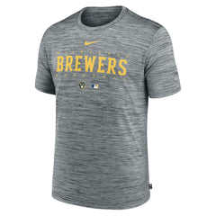 Milwaukee Brewers Nike Authentic Collection Velocity Performance Practice T-Shirt | MLB Sale