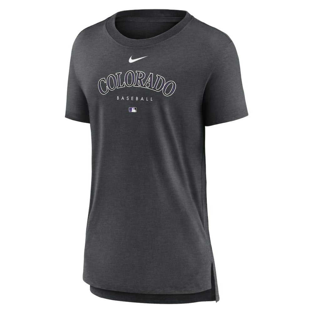 Colorado Rockies Nike Women's Authentic Collection Early Work Tri-Blend T-Shirt | MLB US