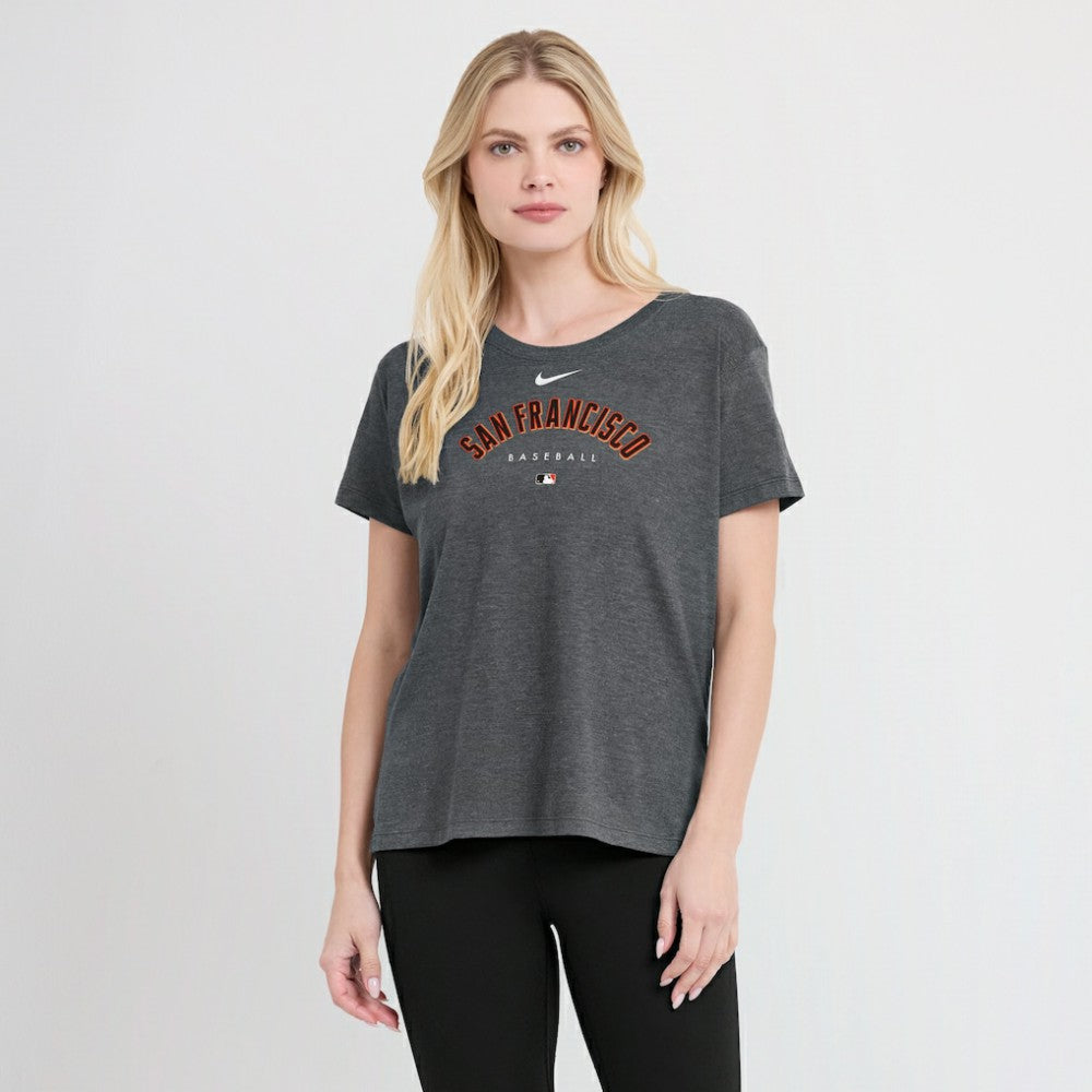 San Francisco Giants Nike Women's Authentic Collection Early Work Tri-Blend T-Shirt | MLB New