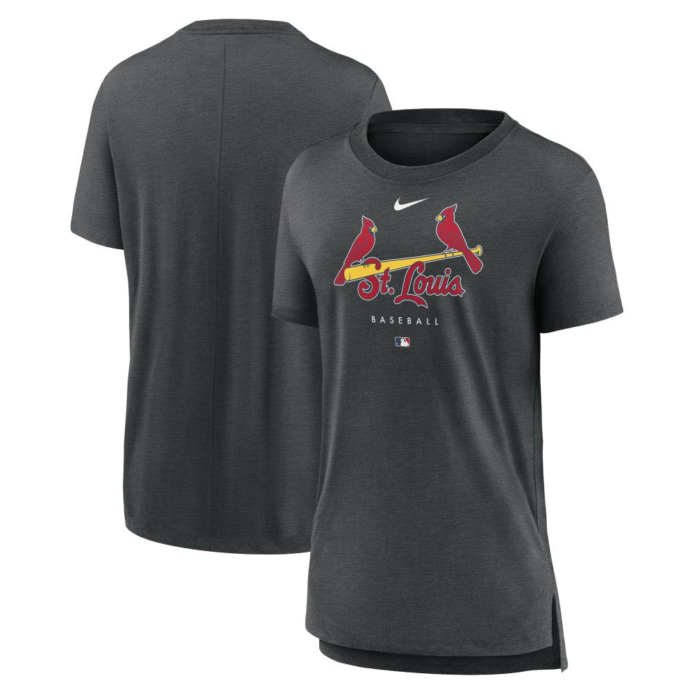St. Louis Cardinals Nike Women's Authentic Collection Early Work Tri-Blend T-Shirt | MLB Online
