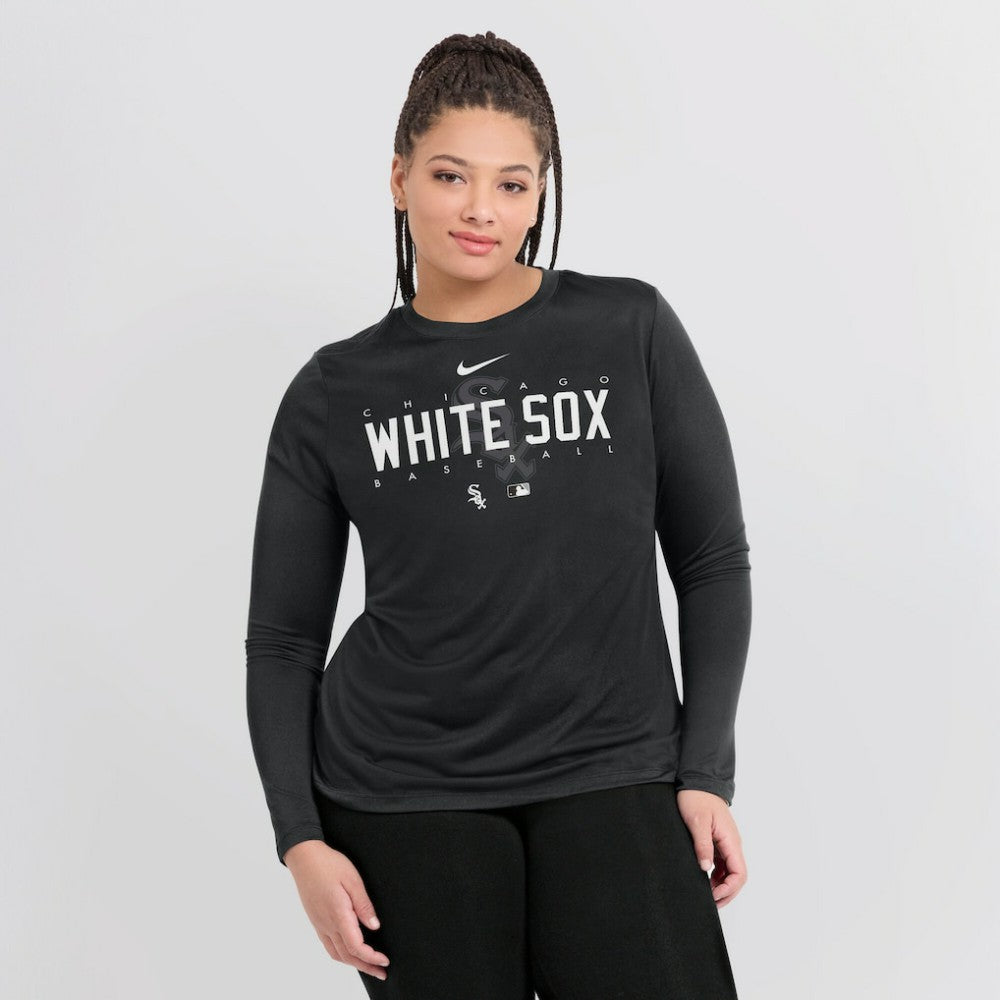 Chicago White Sox Nike Women's Authentic Collection Legend Performance Long Sleeve T-Shirt | MLB Discount