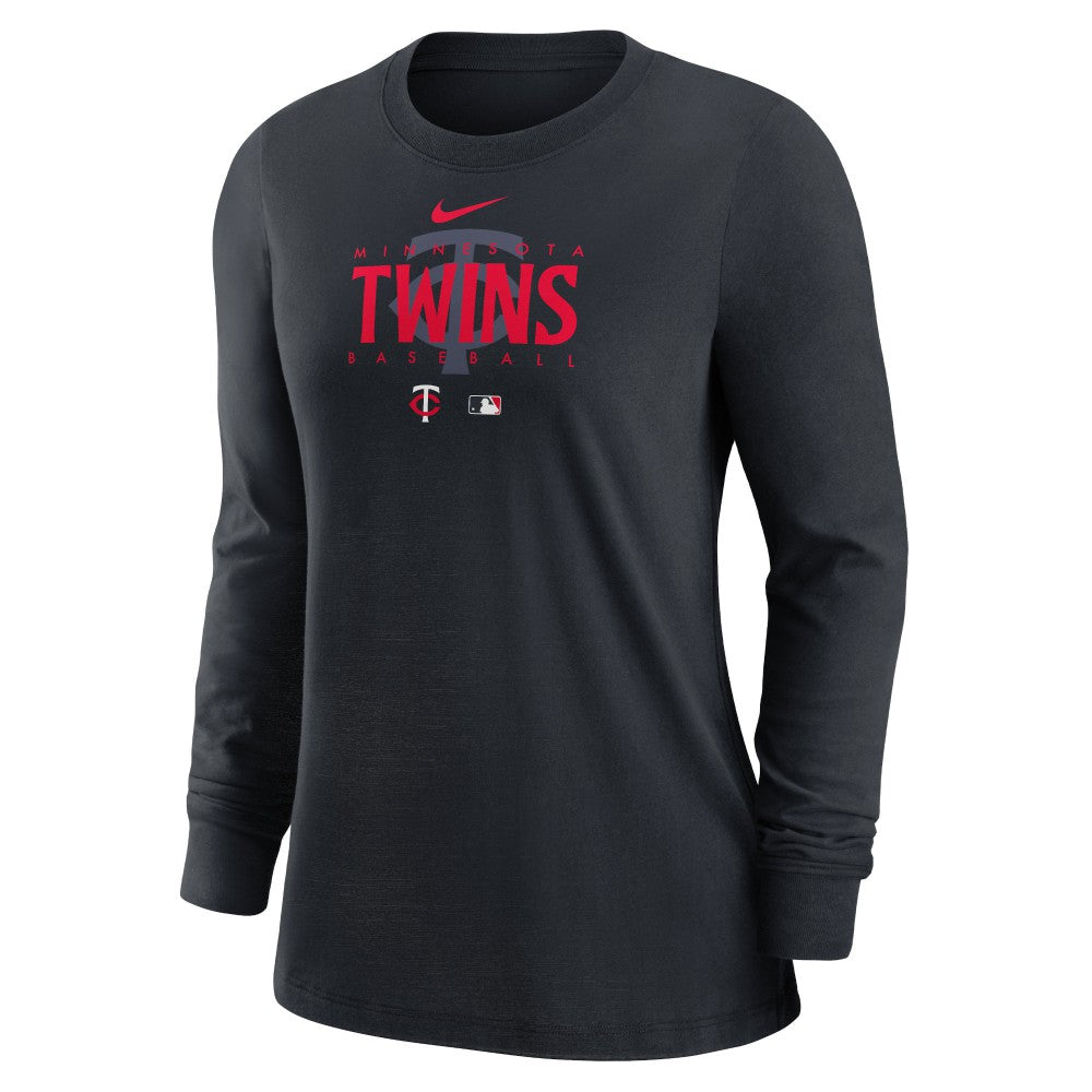 Minnesota Twins Nike Women's Authentic Collection Legend Performance Long Sleeve T-Shirt - | MLB Online