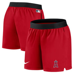 Los Angeles Angels Nike Women's Authentic Collection Team Performance Shorts | MLB Online
