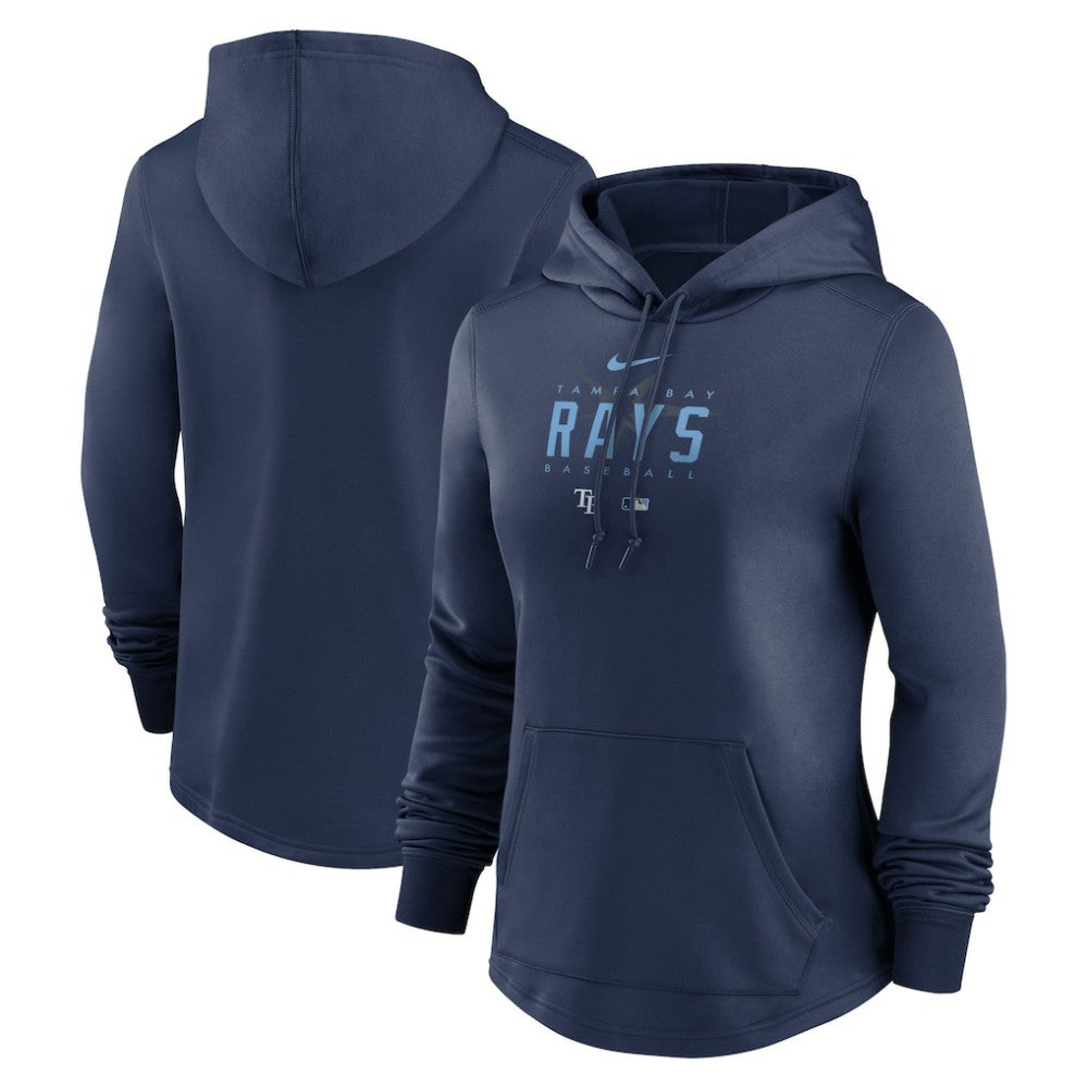 Tampa Bay Rays Nike Women's Authentic Collection Pregame Performance Pullover Hoodie | MLB Online