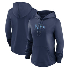 Tampa Bay Rays Nike Women's Authentic Collection Pregame Performance Pullover Hoodie | MLB Online