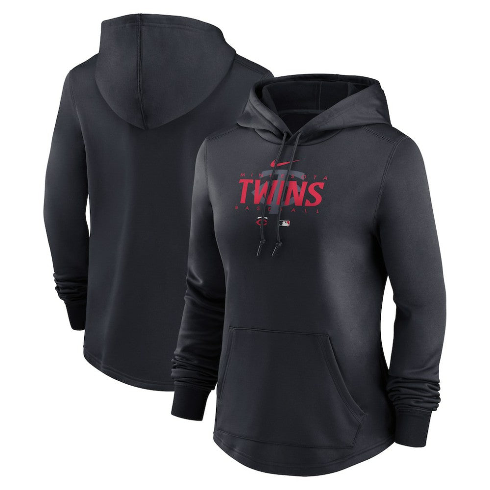 Minnesota Twins Nike Women's Authentic Collection Pregame Performance Pullover Hoodie | MLB Discount