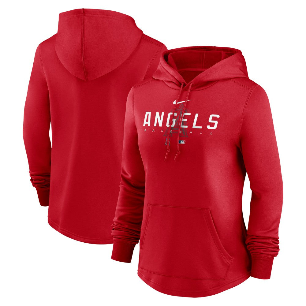 Los Angeles Angels Nike Women's Authentic Collection Pregame Performance Pullover Hoodie | MLB Online
