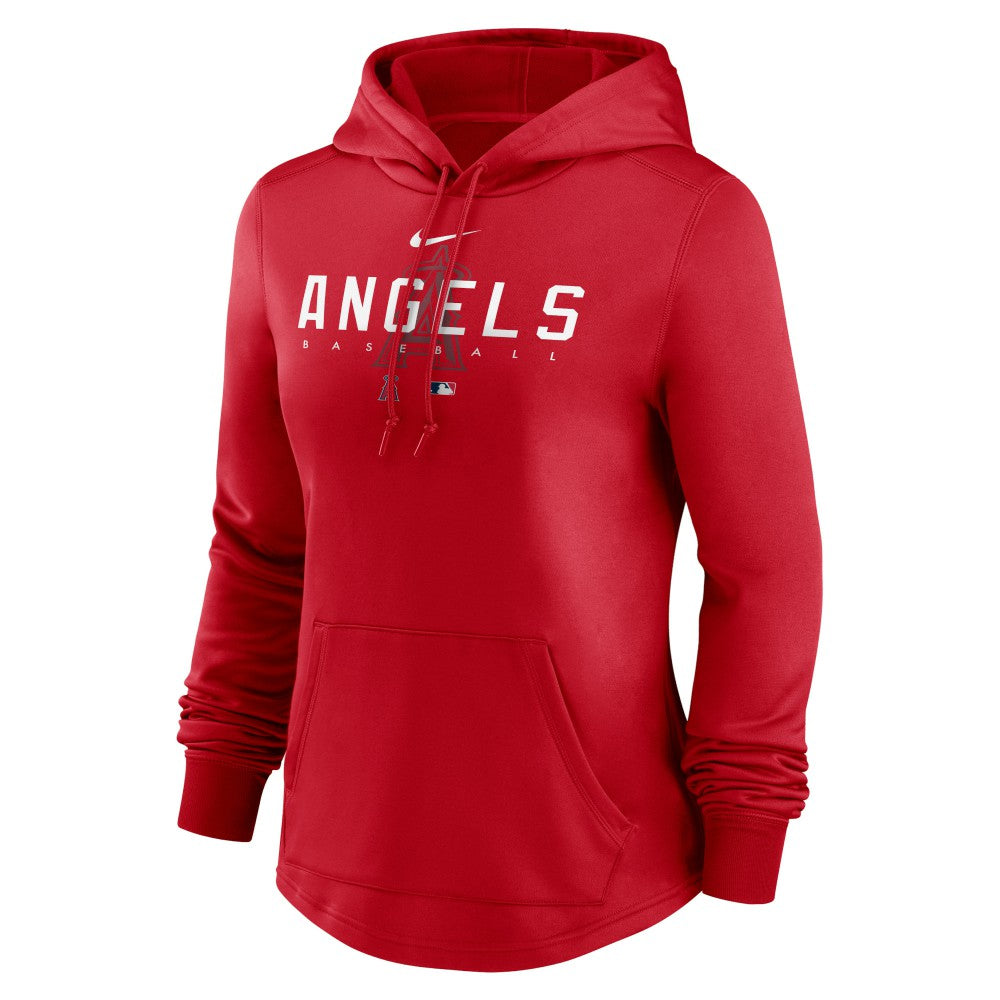 Los Angeles Angels Nike Women's Authentic Collection Pregame Performance Pullover Hoodie | MLB Online