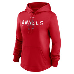 Los Angeles Angels Nike Women's Authentic Collection Pregame Performance Pullover Hoodie | MLB Online