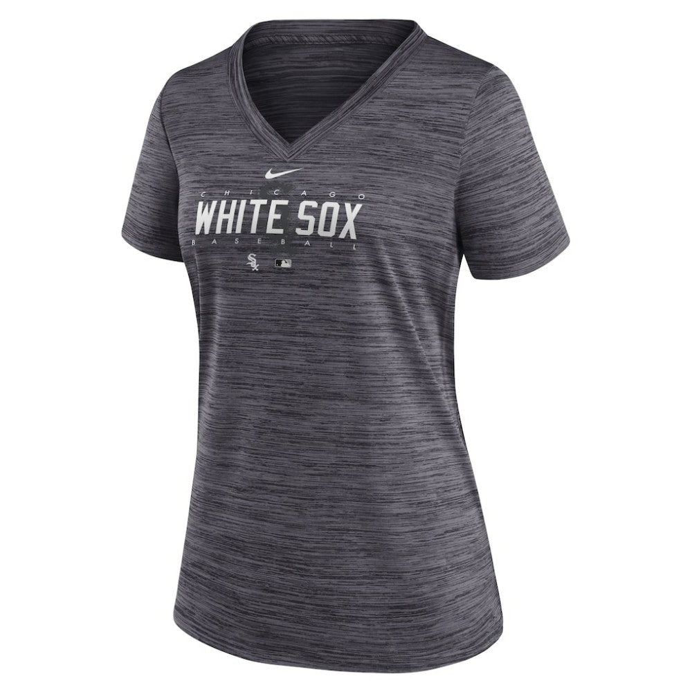 Chicago White Sox Nike Women's Authentic Collection Velocity Practice Performance V-Neck T-Shirt | MLB Discount