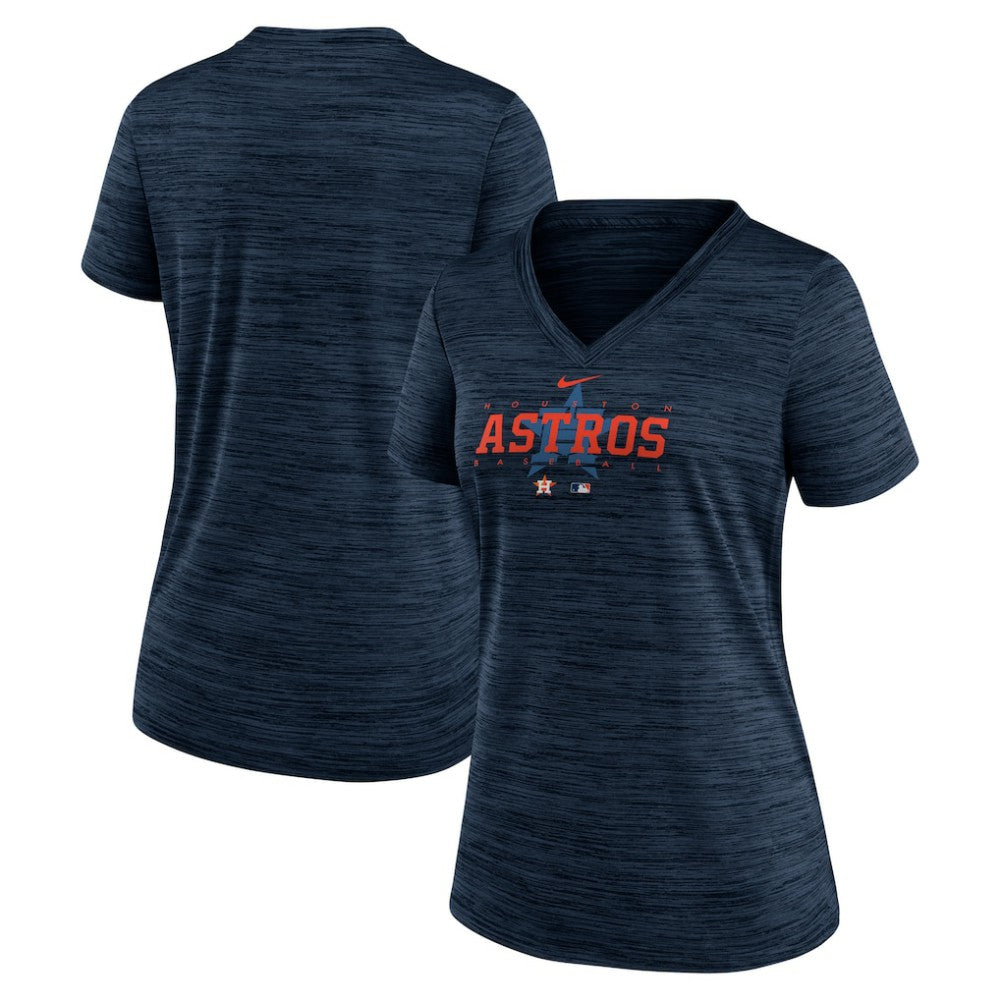 Houston Astros Nike Women's Authentic Collection Velocity Practice Performance V-Neck T-Shirt | MLB Near me