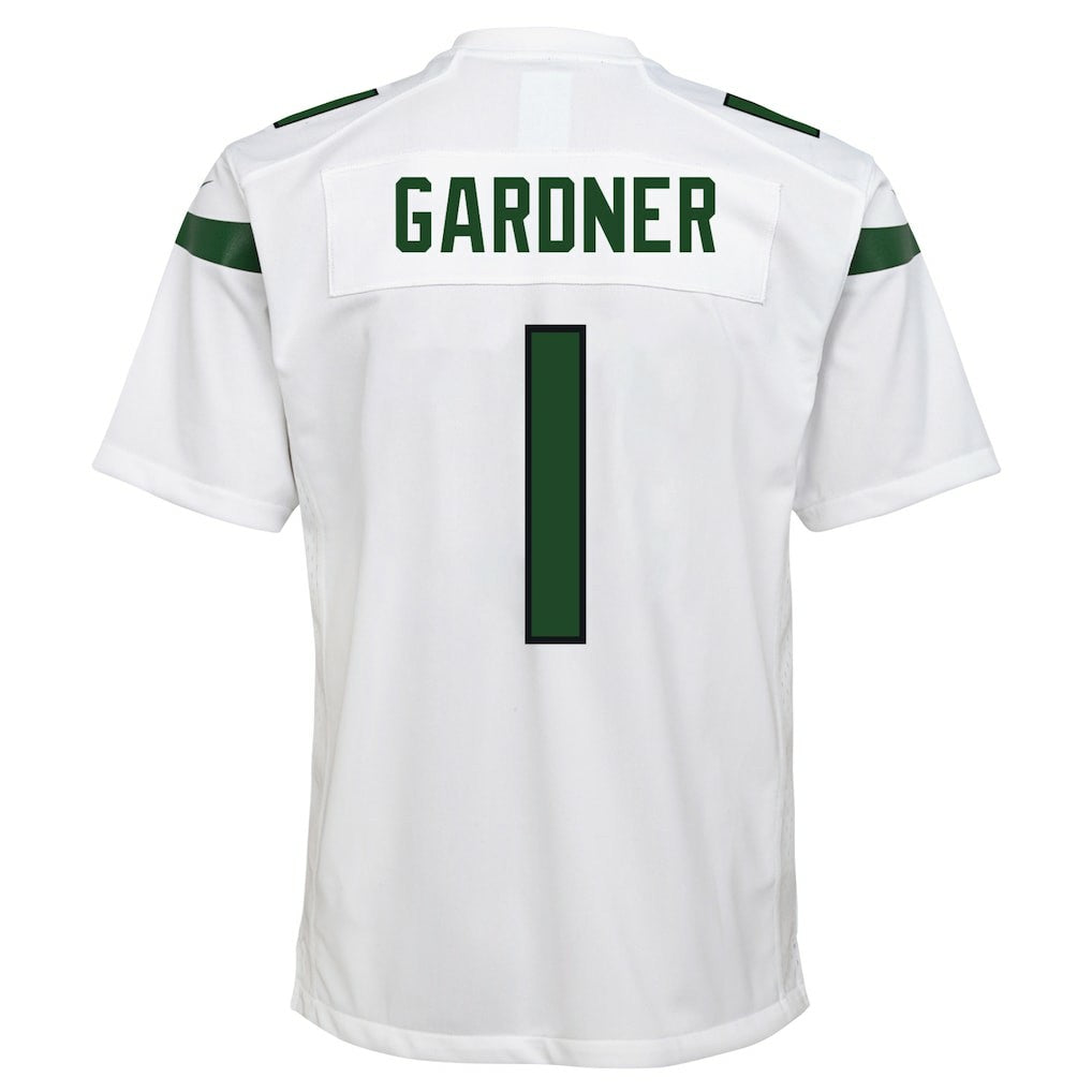 New York Jets Nike Ahmad Sauce Gardner  Youth Game Jersey