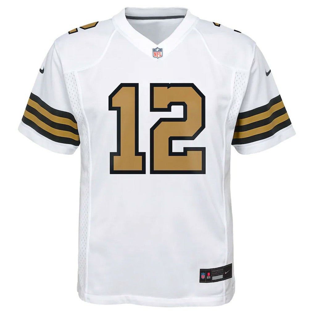 New Orleans Saints Nike Chris Olave  Youth Game Jersey