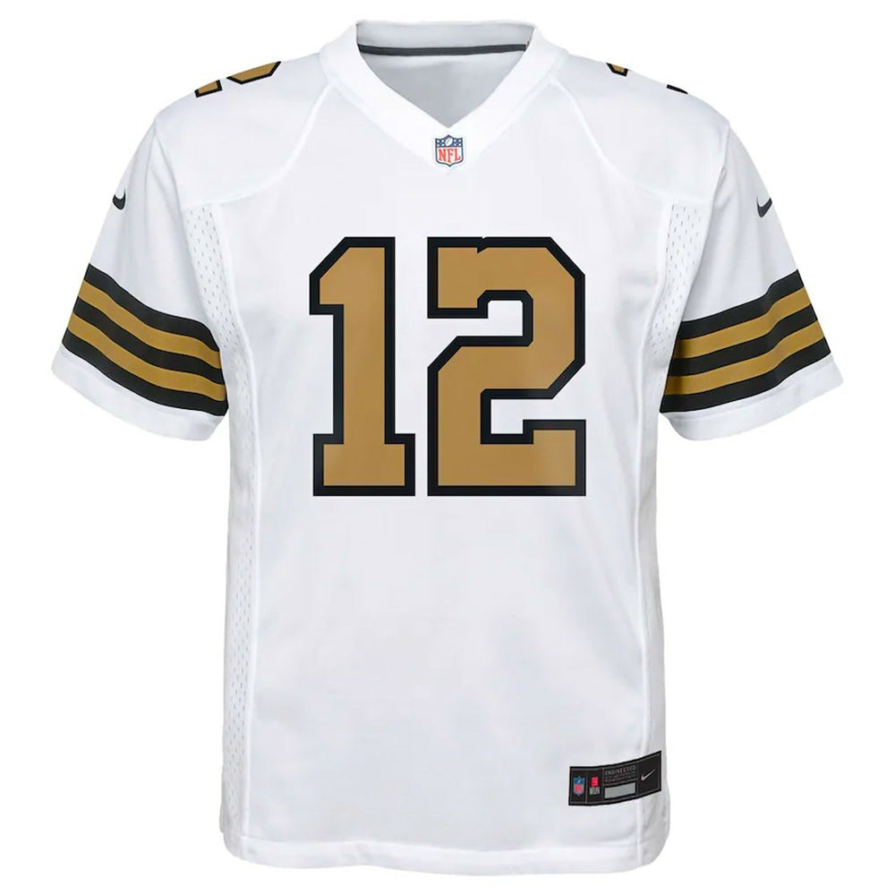 New Orleans Saints Nike Chris Olave  Youth Game Jersey