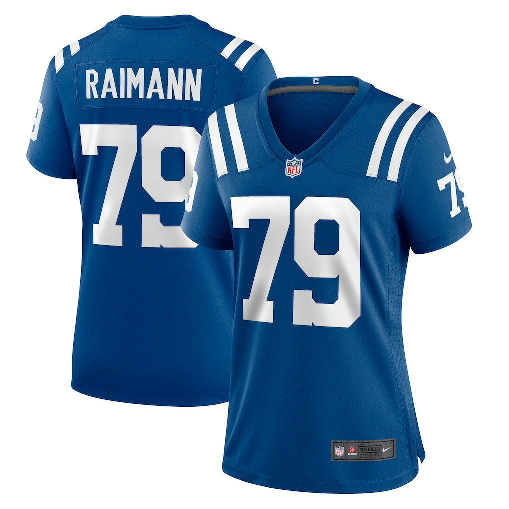 Indianapolis Colts Nike Bernhard Raimann  Women's Player Game Jersey