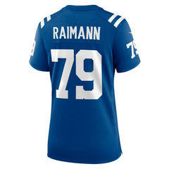 Indianapolis Colts Nike Bernhard Raimann  Women's Player Game Jersey