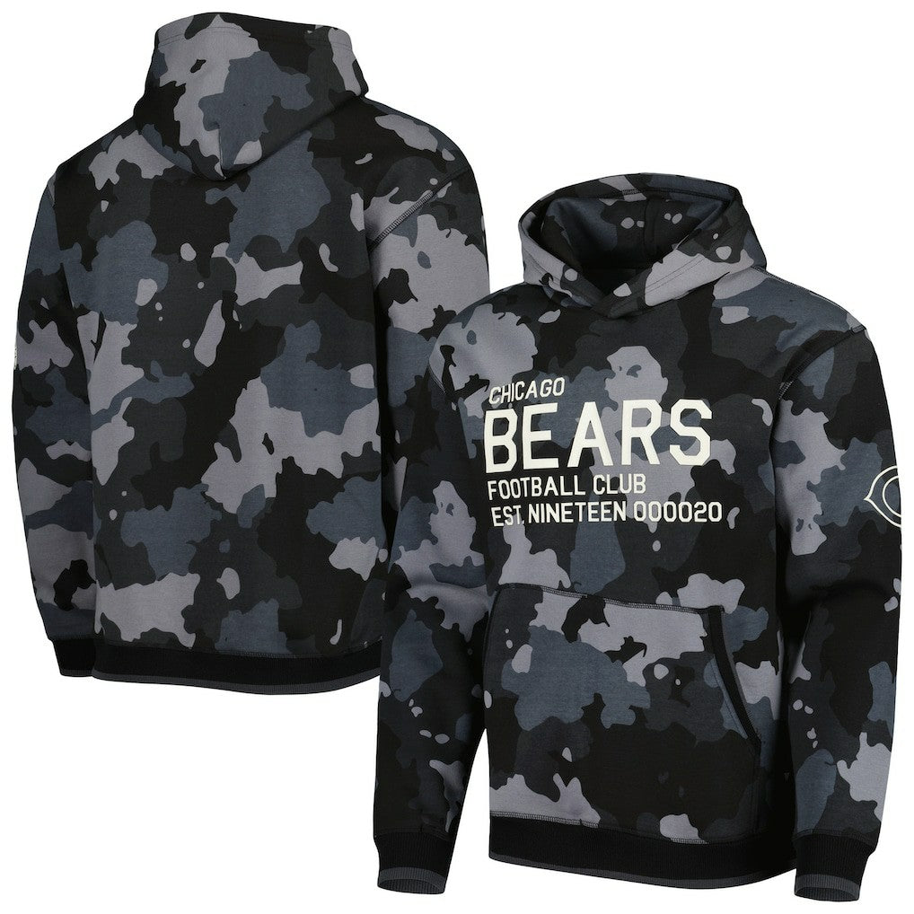 Chicago Bears  The Wild Collective Camo Pullover Hoodie