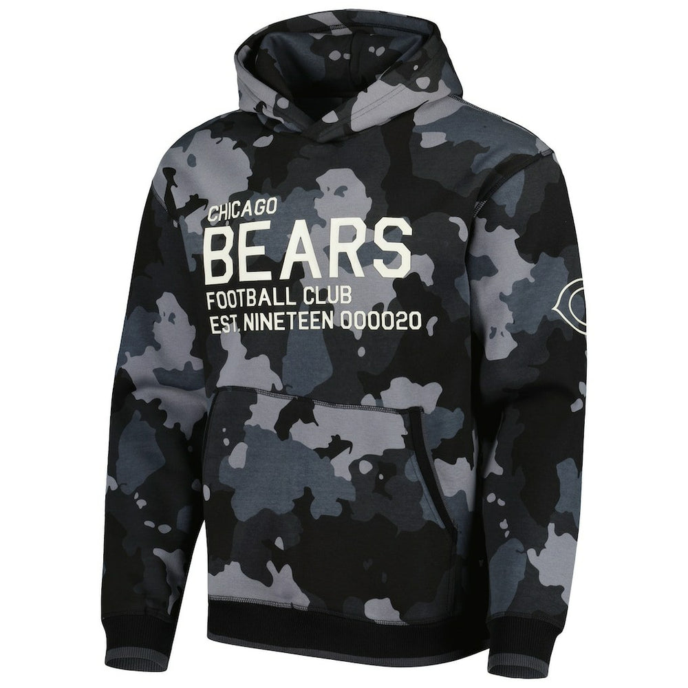 Chicago Bears  The Wild Collective Camo Pullover Hoodie
