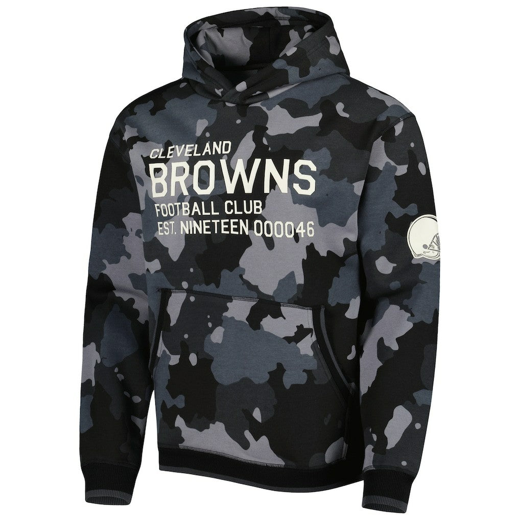 Cleveland Browns  The Wild Collective Camo Pullover Hoodie