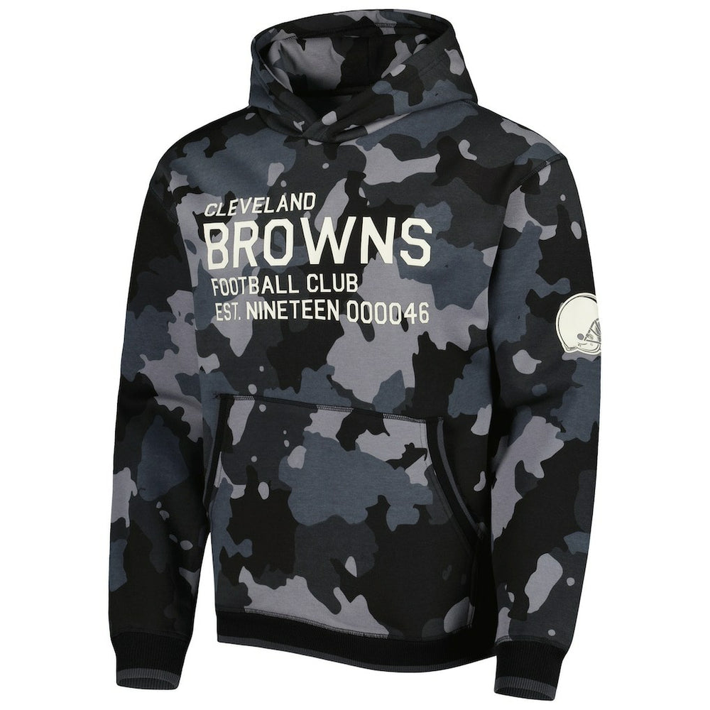 Cleveland Browns  The Wild Collective Camo Pullover Hoodie