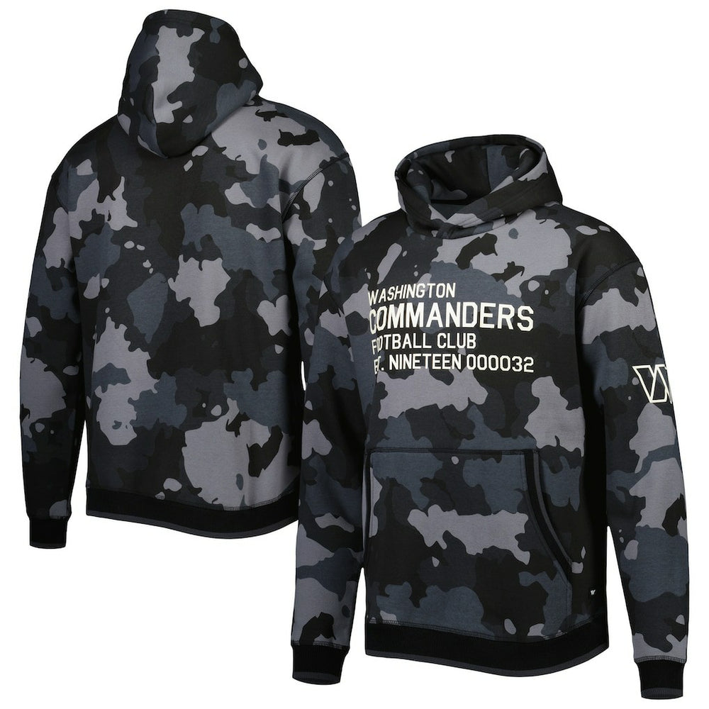 Washington Commanders  The Wild Collective Camo Pullover Hoodie