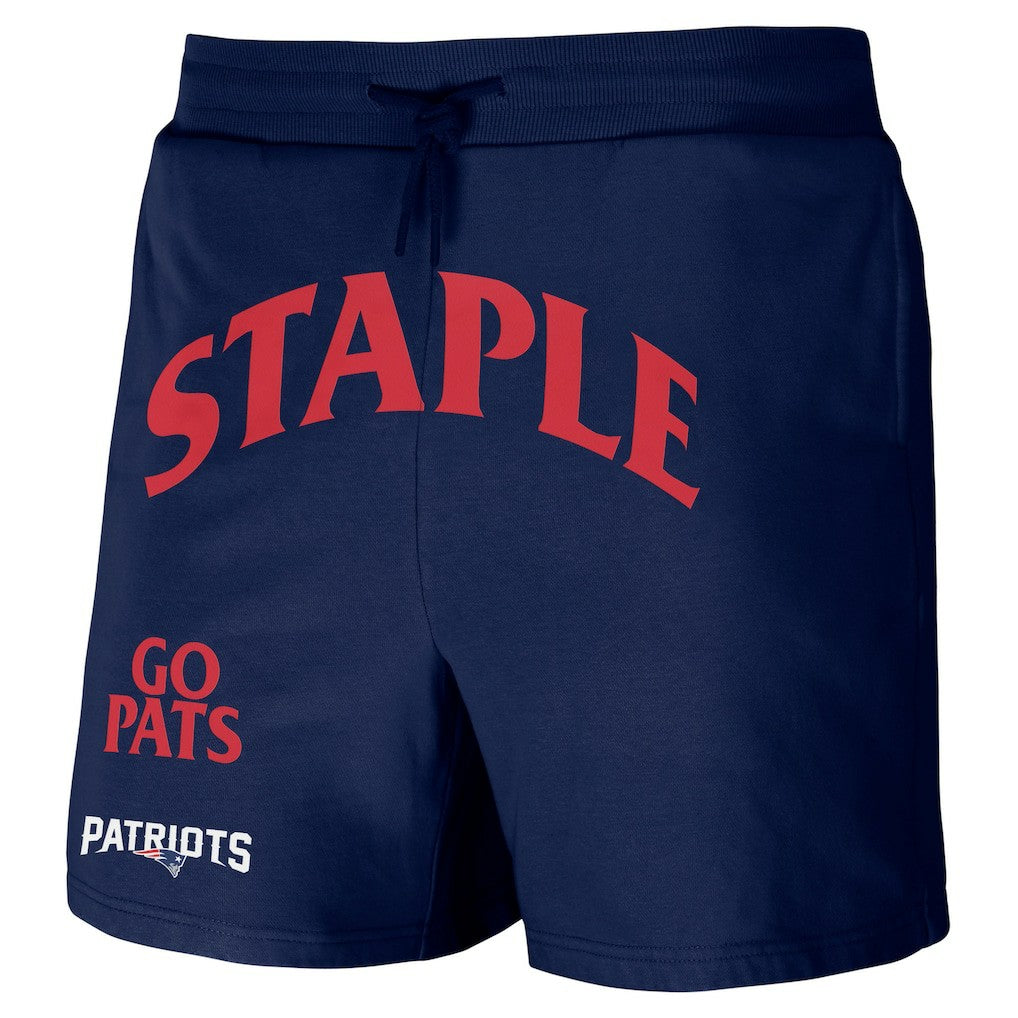 New England Patriots  NFL x Staple Throwback Vintage Wash Fleece Shorts