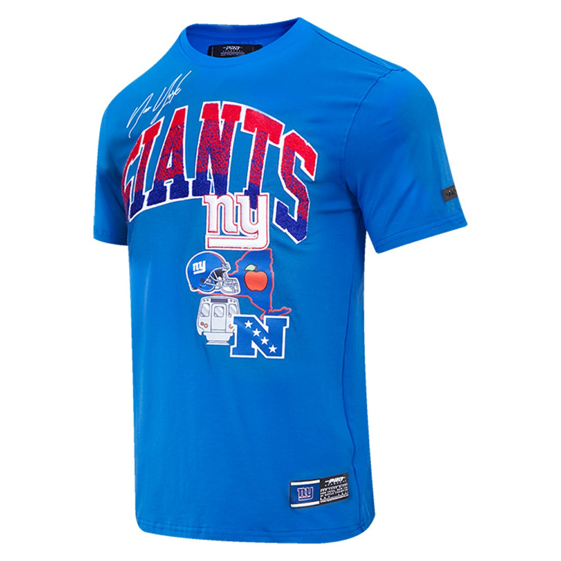 New York Giants  Pro Standard Super Bowl XLVI Patch Hometown Collection T-Shirt