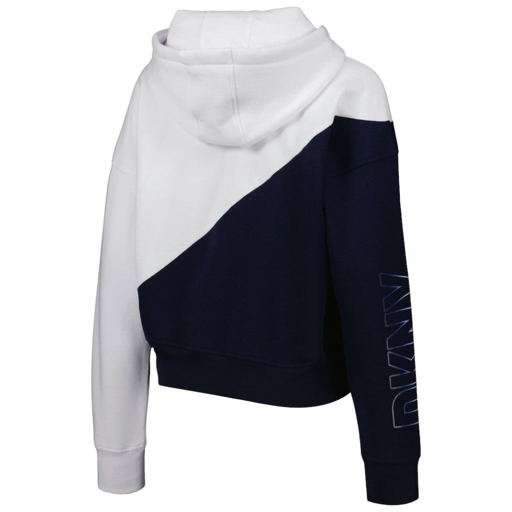 Atlanta Braves DKNY Sport Women's Bobbi Colorblock Pullover Hoodie | MLB Near me